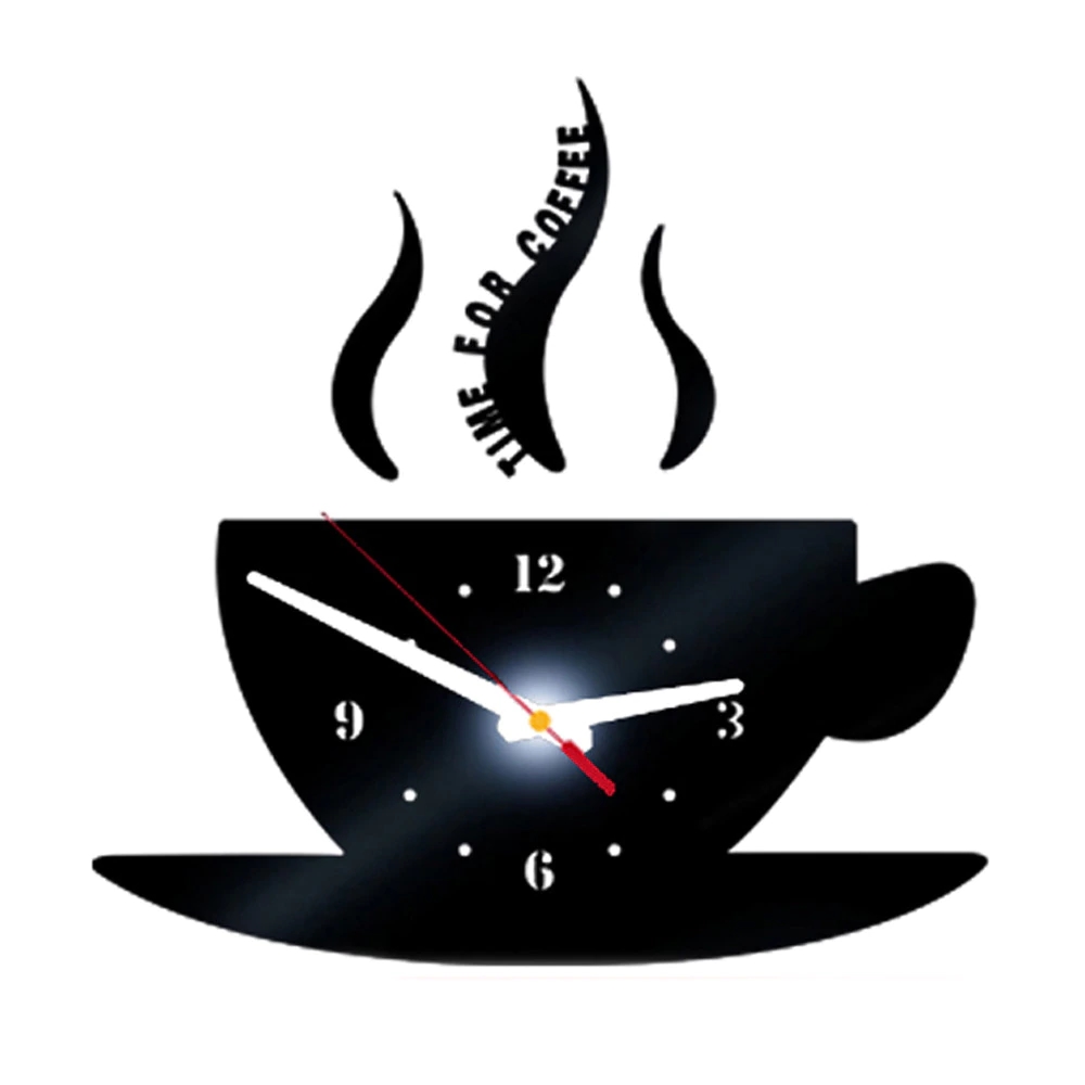 Samolepiace dizajnové hodiny káva