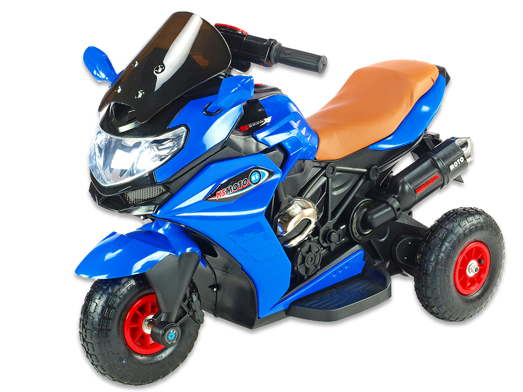 Dragon motocykel s plynovou rukoväťou modrý