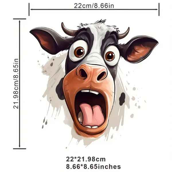 Nažehľovací obrázok Krava