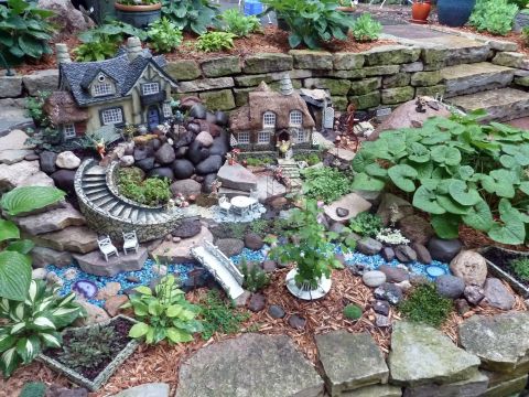 záhrada a kamene
