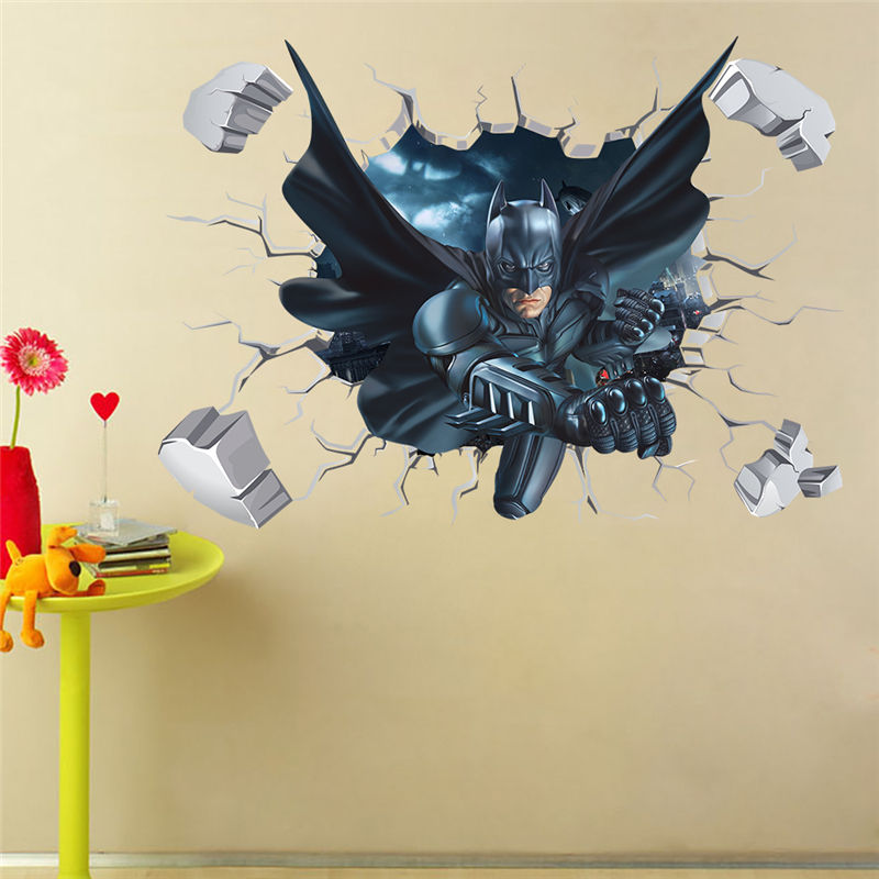 3D samolepka na stenu Batman