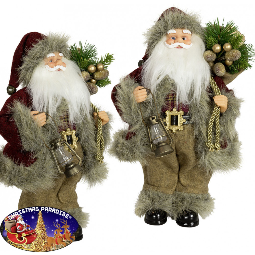 Santa Bobby 30cm - Vianočné dekorácie