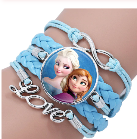 dievčenské náramok - Elsa a Anna