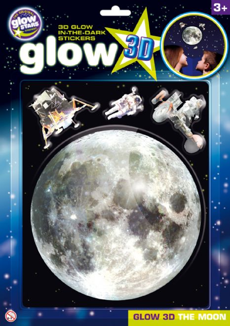 GlowStars Glow 3D Veľký Mesiac a Apollo