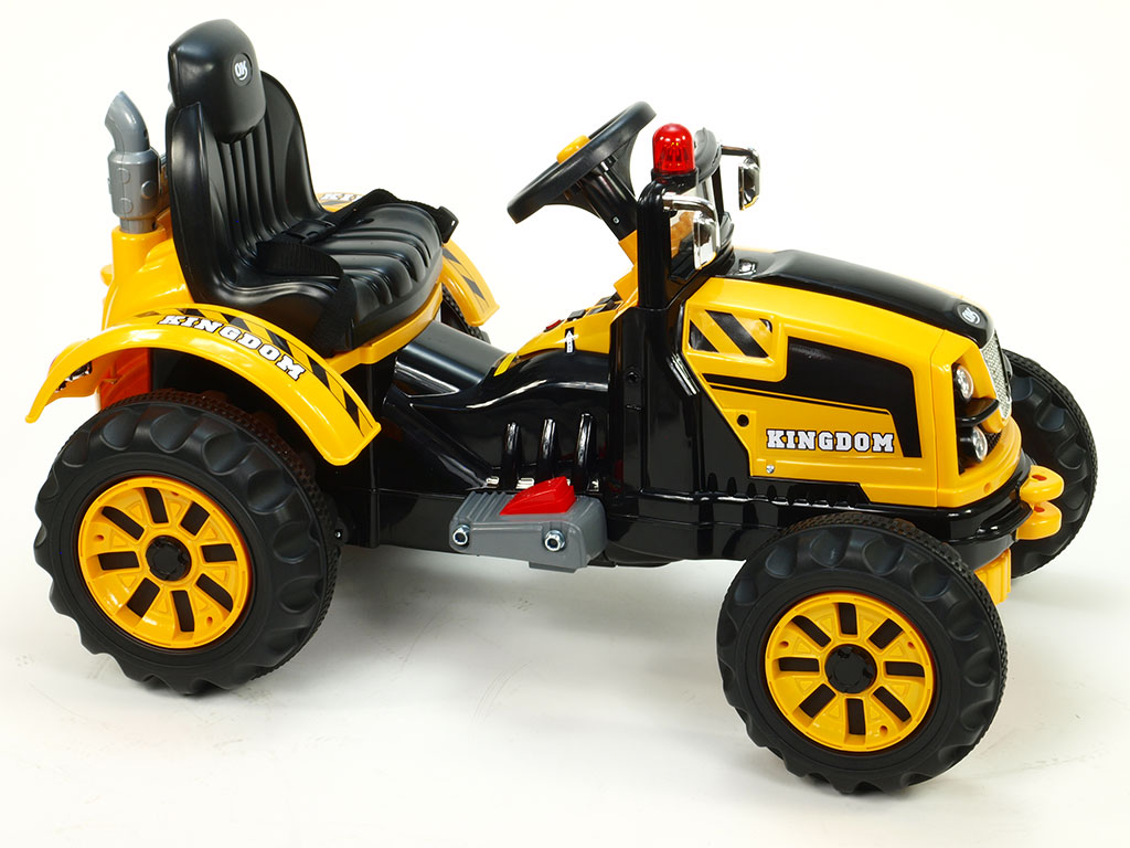 Elektrický traktor Kingdom žltý