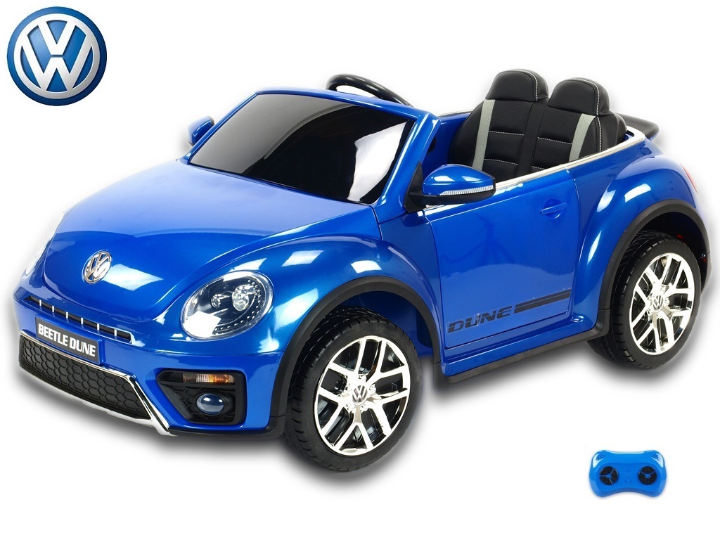 Elektrické auto VW Beetle Dune modré
