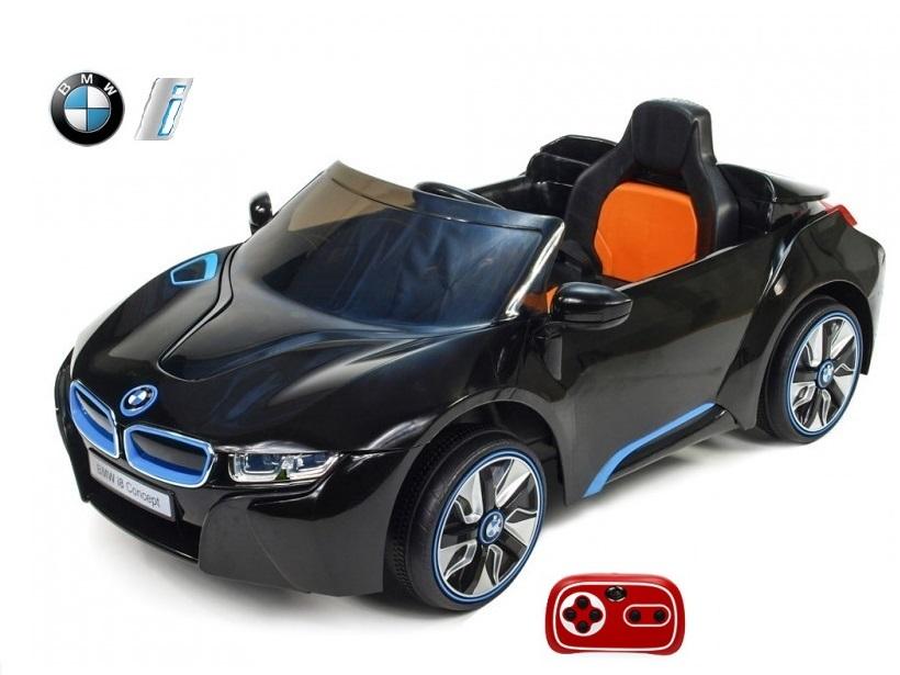 Elektrické auto BMW i8 čierné