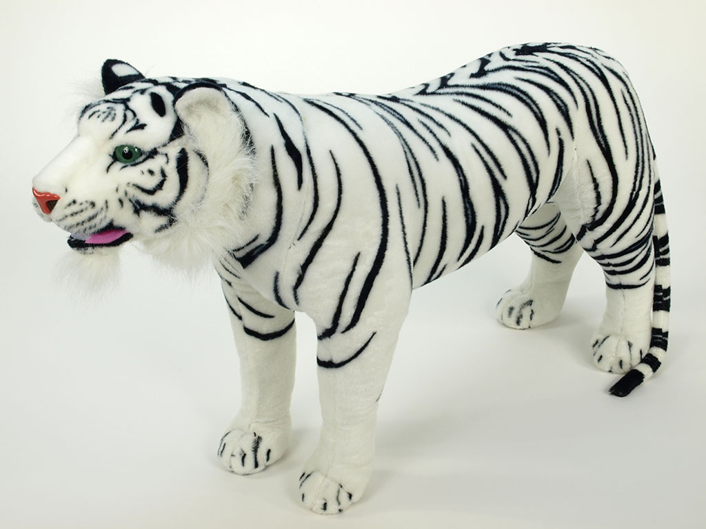 Tiger biely stojace 178 cm