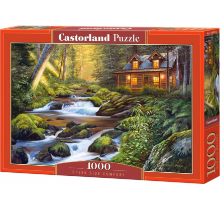 Puzzle Castorland 1000 dielikov - Domček pri rieke
