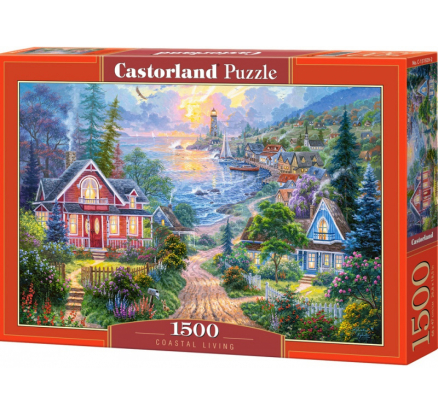 Puzzle Castorland 1500 dielikov - Život na pobreží