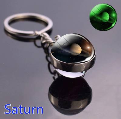 Svietiaca kľúčenka Saturn