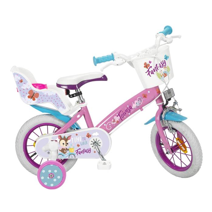 Detský bicykel Fantasy Toimsa ružové, veľkosť 12 "