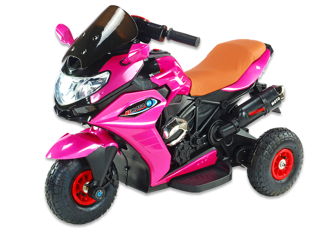 Dragon motocykel s plynovou rukoväťou růžová