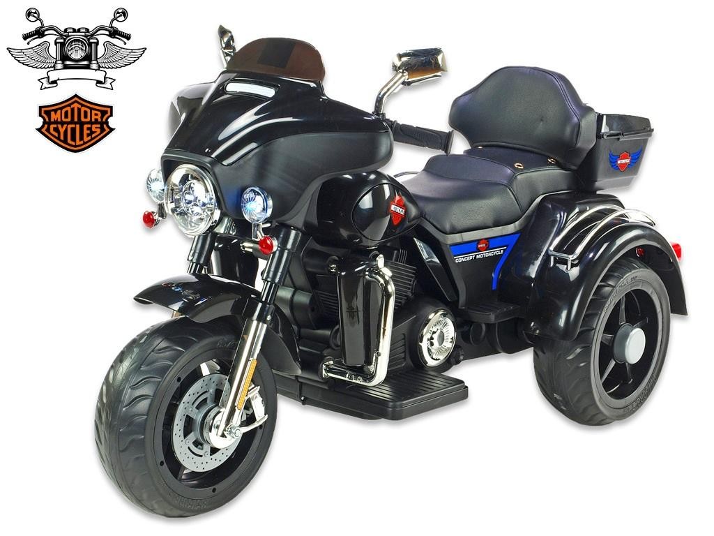 Motorka Big chopper Motorcycle čierný