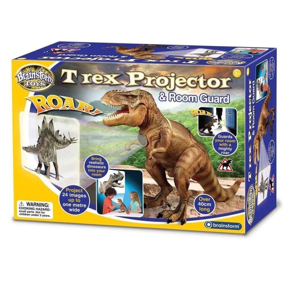 T-Rex projektor a strážca izbičke