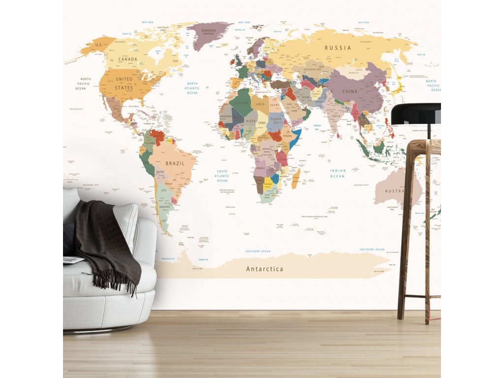 Fototapeta - World Map